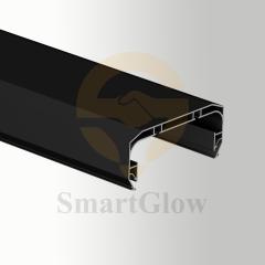 【SGC10】1m 2m Built-in Ceiling Hidden Curtain Aluminum Track With LED Lighting