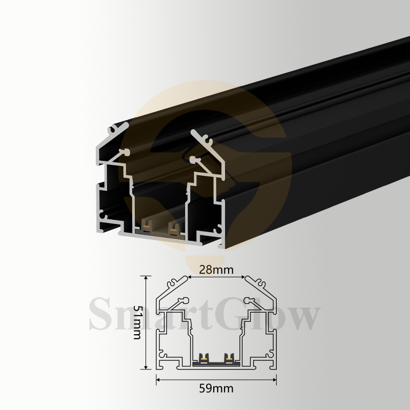【SGM25B】220V Magnetic Track Pvc Fabric Stretch Ceiling Aluminum Profiles