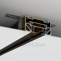 【SGT01】PVC Film Curtain Track Stretch Tension Fabric Ceiling Profile Manufacturer