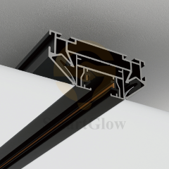 【SGT02】Russia Led Curtain Track Pvc Fabric Stretch Ceiling Aluminum Profiles