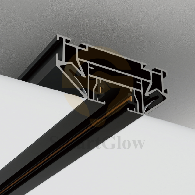 【SGT02】Russia Led Curtain Track Pvc Fabric Stretch Ceiling Aluminum Profiles