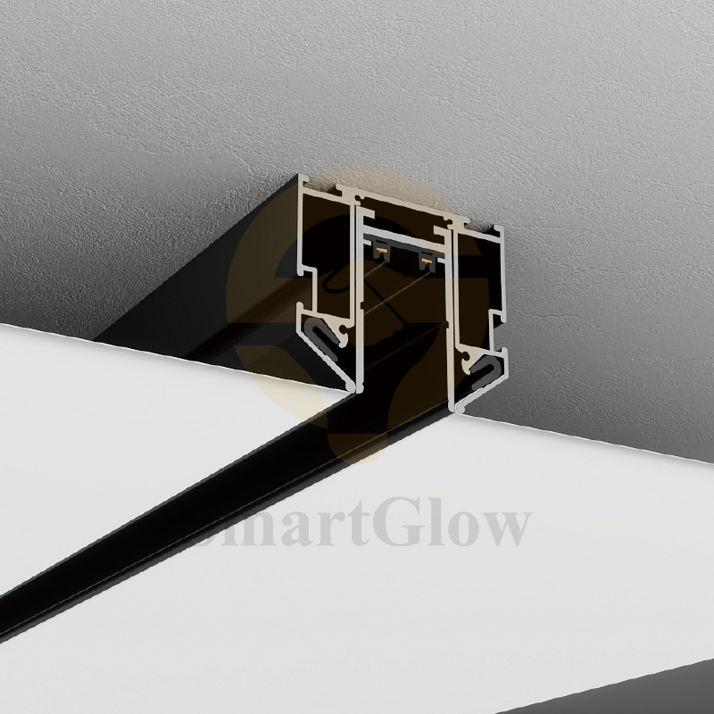 【SGM25C】Magnet Track Rail Led Profile Fabric Stretch Ceiling