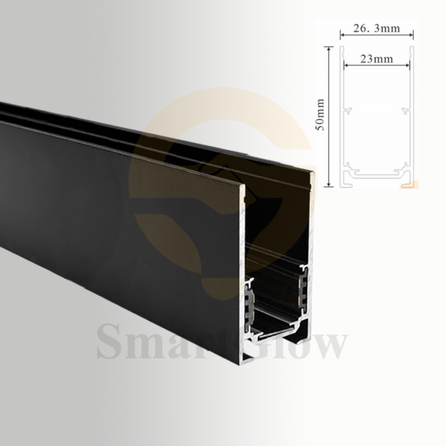 【SG20-SMB1M】Surface Mounted Aluminum Magnetic Rail