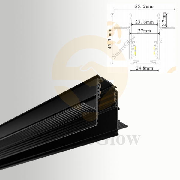 【SG20-RMB1M】Aluminium Profiles For Lighting By LED Magnetic Track Light