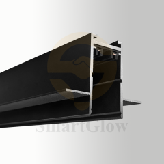 【SG25-RM1M】220V Recessed Magnetic Track Lights Linear Megnatics Track Rail