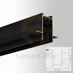 【SG25-RMA1M】220V Surface Recessed LED Aluminium Magnetic Track Rail Lighting System