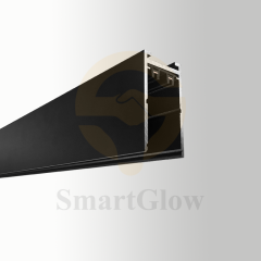 【SG25-SM1M】Black Magnet Track Rail System 220V LED Lamp Track Rail