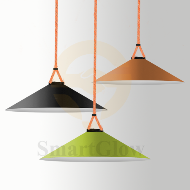 【SG26A-WT330】48V Woven Track Conical Lamp