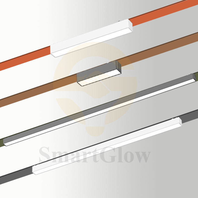 【SG26A-100F】48v Led Ceiling Surface Mounted Track Ultra Thin Slim Magnet Track Light