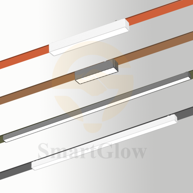 【SG26A-100F】48v Led Ceiling Surface Mounted Track Ultra Thin Slim Magnet Track Light