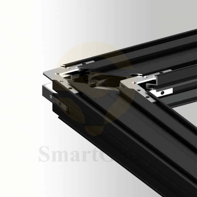 【SG26A-SA03】Magnetic track stretching ceiling profile 90 degree angle connection angle