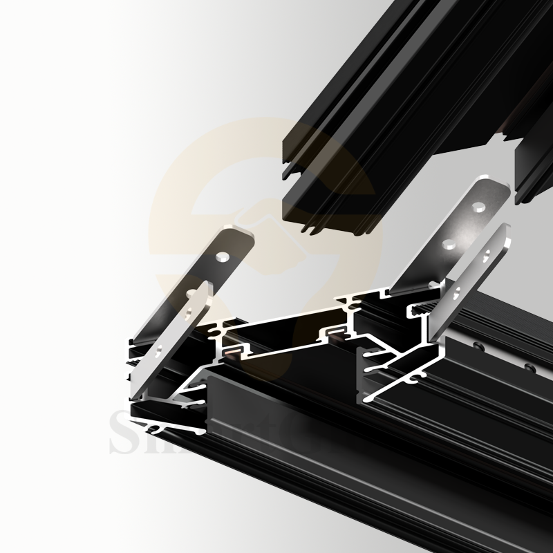 【SG26A-SA04】Magnetic Track stretching ceiling profile accessories connection angle