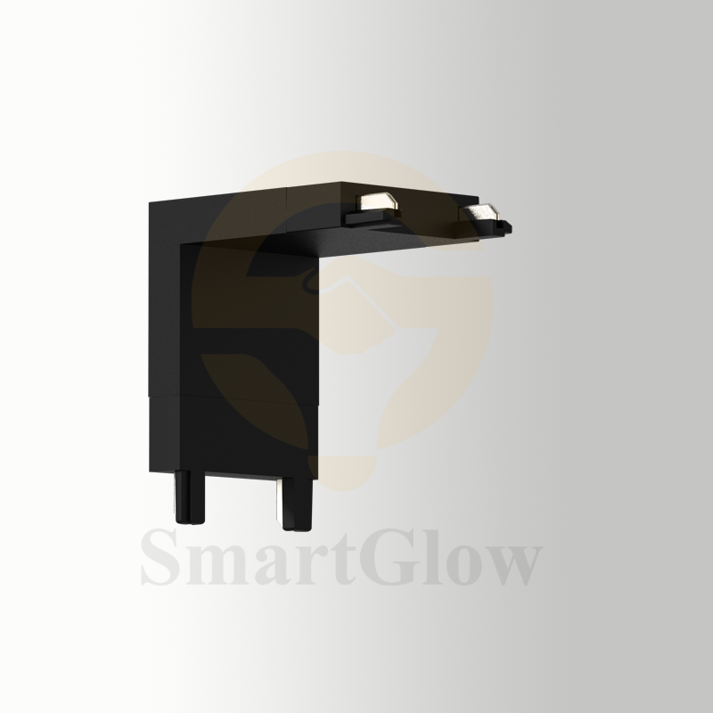 【SG26A-SA4】Embedded ultra-thin magnetic track lighting 90 ° connector