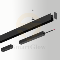 【SG26A-SH1M】Surface mounted ceiling suspended 6mm ultra-thin magnetic track
