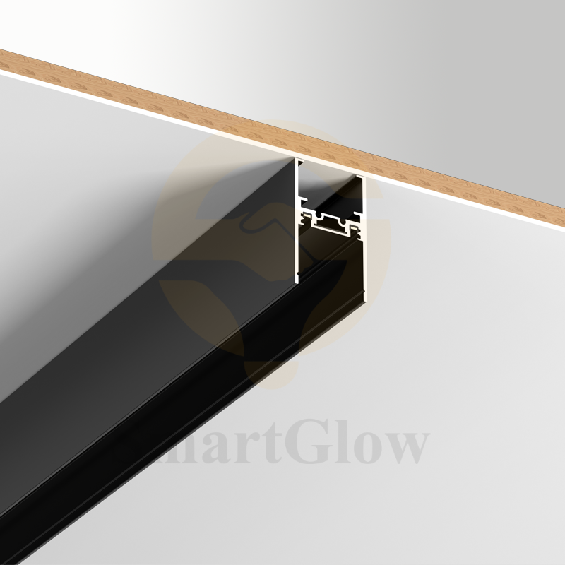 【SG26A-SH1M】Surface mounted ceiling suspended 6mm ultra-thin magnetic track