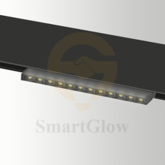 【SG10-200-10ZG】10mm Commercial Smart narrow Magnetic Track Folding Grille Light