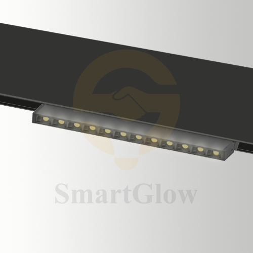 【SG10-200-10ZG】10mm Commercial Smart narrow Magnetic Track Folding Grille Light