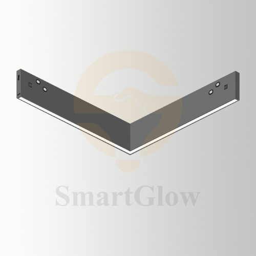 【SG10-200-20FA】48V Smart Control extremely narrow magnetic track 90° corner Line flood Light