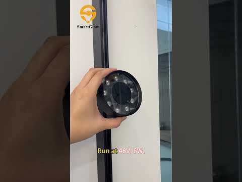 Ultra Thin DC48V Dimmable Magnetic Track round grilleLight