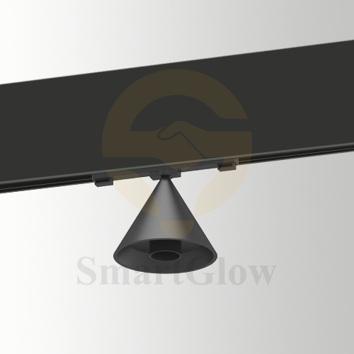 【SG10-95-6W】48V Low Voltage Magnetic track spotlight Triangle Antiglare Surface mounted Lamp