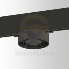Ultra Thin DC48V Dimmable Magnetic Track round grilleLight