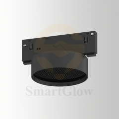Tuya Smart DC48V Dimmable Ceiling Led Magnet Track round floodLighting