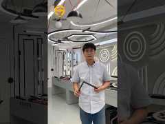 【SG10-200-20GA】10mm Simple Smart Control Magnetic track 90° corner Line grille Light