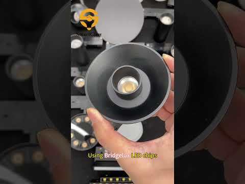 【SG10-95-6W】48V Low Voltage Magnetic track spotlight Triangle Antiglare Surface mounted Lamp