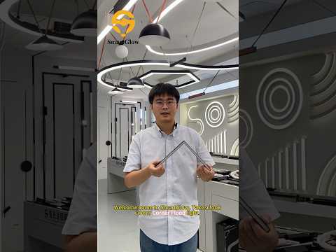 【SG10-200-20FA】48V Smart Control extremely narrow magnetic track 90° corner Line flood Light