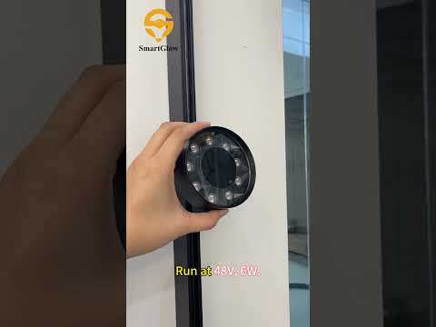 10mm Indoor Aluminum DC48V Magnet round floodlights