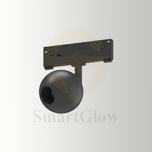 【SG10-80-12RG】Extremely Narrow 10mm recessed Magnetic Track Led Spherical spot Lights