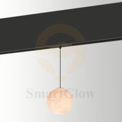 Ultra Thin Track 180° Beam Angle Magnetic decoration Spherical Lamp