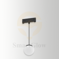 10mm Ultra Thin Aluminum Magnet Track 180° Beam Angle Magnetic Spherical Lamp