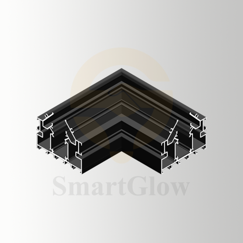 10mm ultra narrow intelligent magnetic corner track lighting horizontal angle