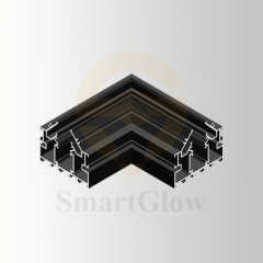 10mm ultra narrow intelligent magnetic corner track lighting horizontal angle