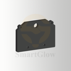 10mm Magnetic Track Stretch Ceiling Profile Accessories Track end plug
