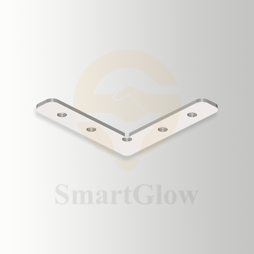 48V stretch ceiling profile accessories 45 degree cutting tockhorizontal splicing piece