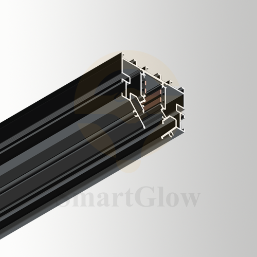 Low Voltage 48V ultra-thin Magnetic Track system recessed Stretch Ceiling Profile