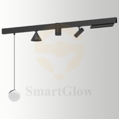 Extremely Narrow Magnetic Track Lighting Accessories Surface mountedrotating buckle