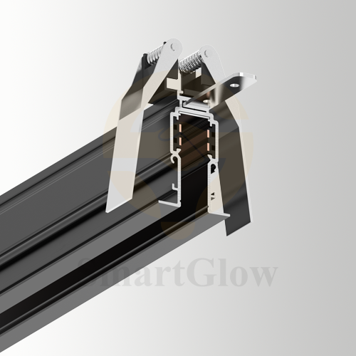 10mm Extremely Narrow dimmable Embedded Ceiling Magnetic Track Lighting System