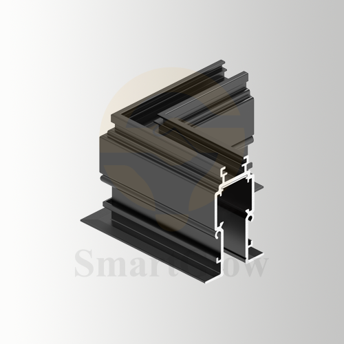 Interior decoration 10mm track Magnetic Track kits Horizontal Angle