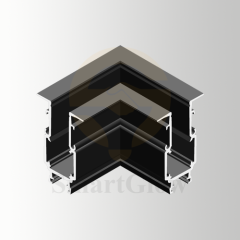 Interior decoration 10mm track Magnetic Track kits Horizontal Angle