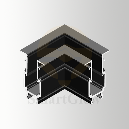 Interior decoration 10mm track Magnetic Track kits Horizontal Angle