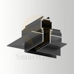 48V Interior decoration 10mm track Magnetic Track kits Horizontal Angle