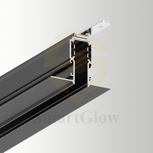 48V Extremely Narrow 10mm Dimmable LED Magnetic Track Lighting System