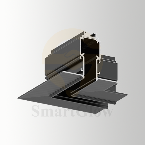 48V slim magnetic Track for Lighting Horizontal Angle