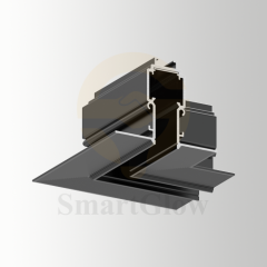 48V slim magnetic Track for Lighting Horizontal Angle