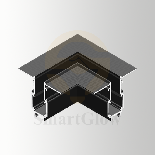 48V slim magnetic Track for Lighting Horizontal Angle
