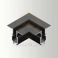 48V slim magnetic Track for Lighting Horizontal Angle