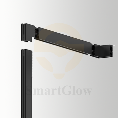 Extremely Narrow Magnetic Track for Lighting Accessories Vertical Angle